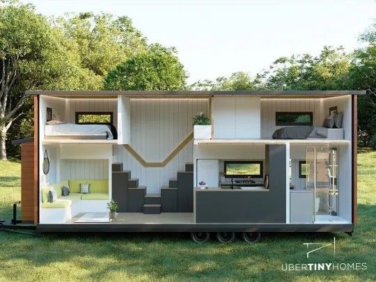 Tiny house ve bungalov konsept görseli 11
